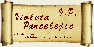 Violeta Pantelejić vizit kartica